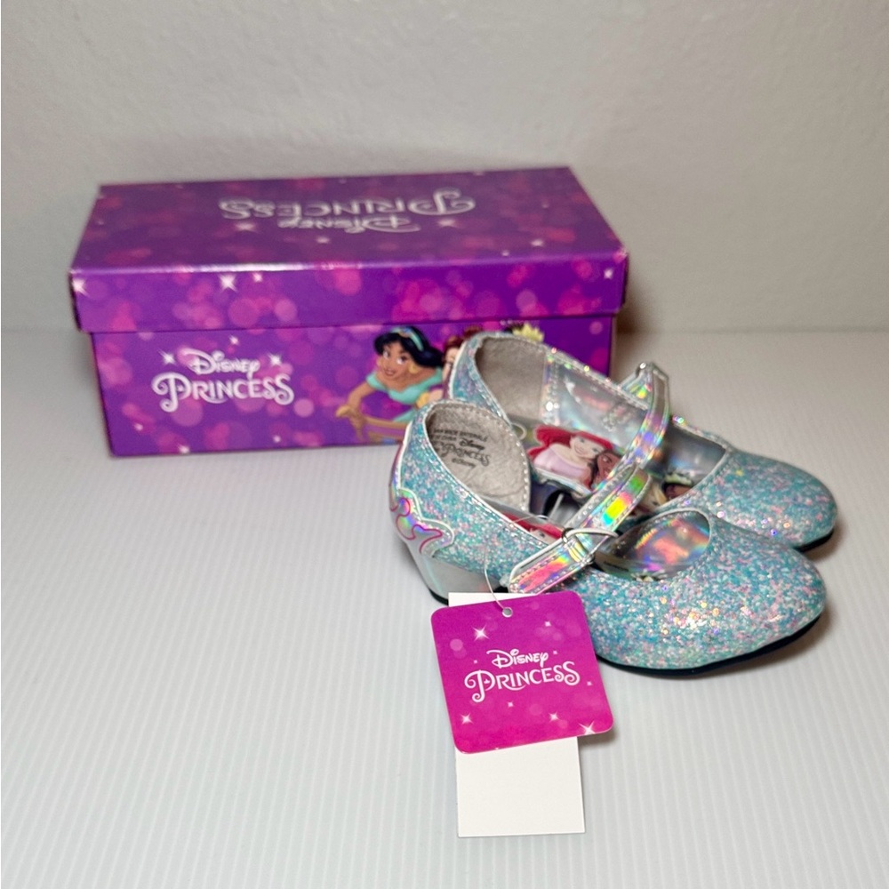 Disney Silver Princess Ballet Shoes Size 7